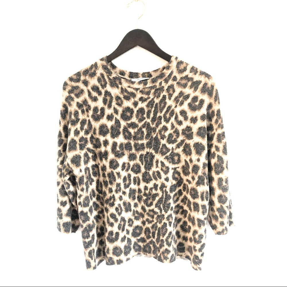 Zara Trafaluc Animal Print Top - Picture 3 of 16